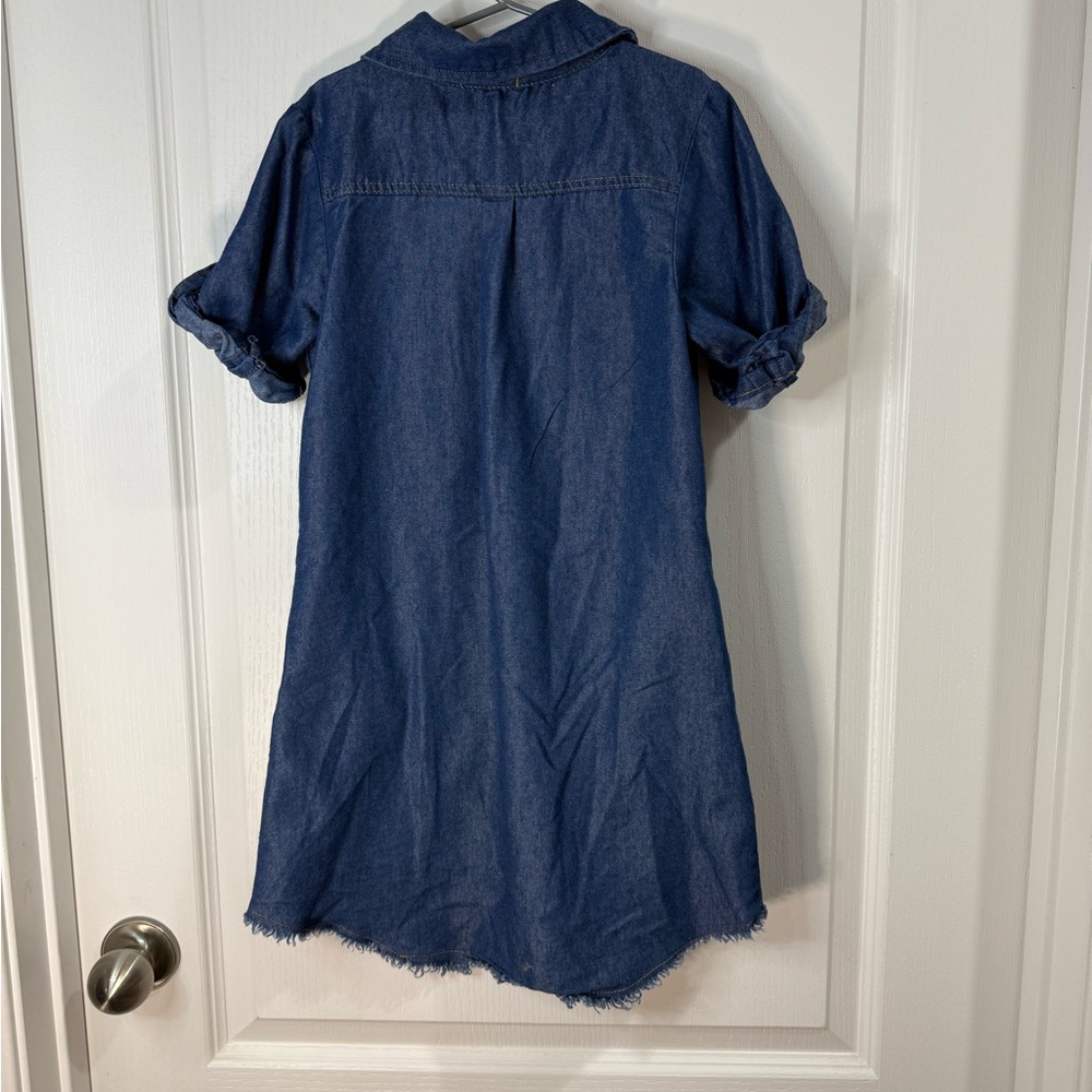 The Girls Blue Denim Casual Dress - Picture 4 of 4